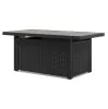 Ashley Furniture P792-773 Beachcroft - Rectangular Fire Pit Table - Black / Light Gray