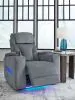 Ashley Furniture PC4980213 Studio Cave - Power Recliner - Steel