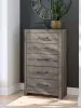 Ashley Furniture PCB2405-46 Graystorm - Five Drawer Chest - Brown Gray
