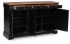 Ashley Furniture D634-80 Wildenauer - Dining Room Buffet - Brown / Black