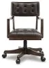 Ashley Furniture H556-01A Breckington - Home Office Desk Chair - Dark Brown
