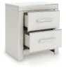 Ashley Furniture PCB3381-92 Ashley Furniture PCB3381-92 Zuraleus - Two Drawer Night Stand - White