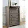 Pulaski Furniture P167124 Kingsbury - 6 Drawer Chest - French Gray