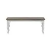 Liberty Furniture 244-C9000B Magnolia Manor - Dining Bench - Antique White
