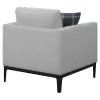 CoasterElevations 508683 Apperson - Upholstered Track Arm Accent Chair - Light Gray