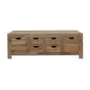 CoasterElevations 723888 Esther - 6-Drawer Solid Wood Coffee Table - Natural