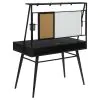 CoasterEssence 801404 Jessie - Writing Desk With Whiteboard And USB - Black