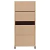 CoasterEveryday 950724 Wadeline - 2 Door Tall Accent Storage Cabinet - Rustic Tobacco