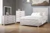 New Classic 00-3314-34C New Classic 00-3314-34C Biscayne - 5/0 Queen 4 Piece Bedroom Set (Bed & Dresser & Mirror & Chest) - Driftwood