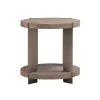Liberty Furniture 754-OT1020 Liberty Furniture 754-OT1020 Harlow - Round End Table - Sandstone & Satin Nickel
