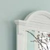 Liberty Furniture 607-BR-KPSDMCN Liberty Furniture 607-BR-KPSDMCN Summer House - 5 Piece Bedroom Set (King Poster Bed, Dresser & Mirror, Chest, Nightstand) - Oyster White