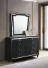 Coaster Fine Furniture 223163M Lorient - 8-Drawer LED Dresser With Mirror - Black