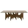 ACME DN07060 Oleia - Dining Table With Engineered Marble - Natural Marble & Walnut
