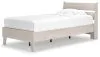 Ashley Furniture EB1864B3 Socalle - Twin Panel Platform Bed - Natural