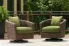 Ashley Furniture P572-821 Horizon Hall - Swivel Lounge With Cushion - Brown / Green