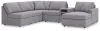 Ashley Furniture 92104S25 Ashley Furniture 92104S25 Modmax - 6-Piece Sectional With Raf Corner Chaise And Audio System Console - Granite