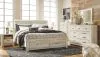 Ashley Furniture B331B9 Bellaby - King Platform Bed With 2 Storage Drawers - Whitewash