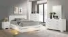 CoasterEssence 202990Q-S5 Jessica - 5 Piece LED Queen Bedroom Set - Cream White