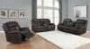 CoasterEveryday 651354-S3 Greer - 3 Piece Upholstered Reclining Sofa Set - Brown