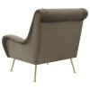 Coaster Fine Furniture 903044 Ricci - Upholstered Saddle Arm Accent Chair - Truffle