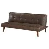 Coaster Fine Furniture 360237 Jenson - Upholstered Tufted Convertible Sofa Bed - Dark Coffee