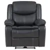 Coaster Fine Furniture 610233P Sycamore - Upholstered Power Recliner Chair - Dark Gray