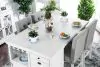 Furniture of America CM3390PT-TABLE Sutton - Counter Height Table - Antique White