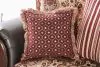 Furniture of America SM6107N-LV Franklin - Loveseat - Burgundy / Espresso
