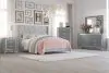 New Classic 00-3365G-15C New Classic 00-3365G-15C Huxley - 6/6 Eastern King 5 Piece Bedroom Set (Bed & Dresser & Mirror & Nightstand & Chest) - Gray