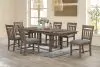New Classic 40-3412-D6C New Classic 40-3412-D6C Harrisburg - Dining Table & 6 Chairs - Brown