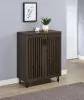 Coaster Fine Furniture 950423 Brixton - 2-Door Entryway Shoe Storage Cabinets - Smoked Oak