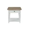 Liberty Furniture 762-OT1020 Turnberry Park - Rectangular End Table - Washed White