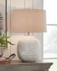 Ashley Furniture L100764 Jamon - Ceramic Table Lamp  - Beige