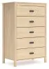 Ashley Furniture EB2444-245 Cabinella - Five Drawer Chest - Tan