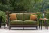 Ashley Furniture P572-835 Horizon Hall - Loveseat With Cushion - Brown / Green