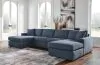Ashley Furniture 92121S19 Ashley Furniture 92121S19 Modmax - 4-Piece Sectional  With Laf And Raf Corner Chaises - Ink