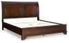 Ashley Furniture B716B2 Trellington - King Sleigh Storage Bed - Brown