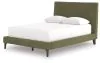 Ashley Furniture PCB3367-72 Chirason - Full Upholstered Bed With Roll Slats - Sage Green