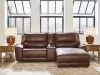 Ashley Furniture PCU62607S4 Ashley Furniture PCU62607S4 DeepWakes - 3-Piece Power Reclining Sectional With RAF Press Back Power Chaise And Storage Console - Canyon