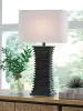 Ashley Furniture L236094 Golzar - Poly Table Lamp - Black