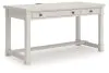 Ashley Furniture H742/34/01A/70 Robbinsdale - 3 Pc. - Home Office Desk, Home Office Desk Chair, Bookcase - Antique White