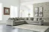 Ashley Furniture 21105S5 Ashley Furniture 21105S5 Lindyn - Corner Chairs 5 Pc Sectional - Fog