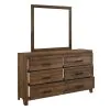 New Classic 00-B3314B-DM New Classic 00-B3314B-DM Biscayne - Dresser & Mirror - Sable
