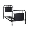 Liberty Furniture 179-BR11HFR-B Liberty Furniture 179-BR11HFR-B Vintage Series - Twin Metal Bed - Black