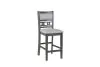New Classic D1701-52S-GRY Gia - 5 Piece Round Counter Dining Set - Gray