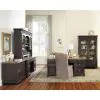 Riverside Furniture 64333 Regency - Credenza Desk - Antique Oak / Matte Black