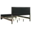 CoasterEveryday 204191KW Kauffman - Wood California King Panel Bed - Washed Taupe