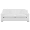 CoasterElevations 509891-S2 Ashlyn - 2 Piece Upholstered Sloped Arm Sofa Set - White