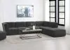 Coaster Fine Furniture 552081-SET Sunny - 6 Piece Upholstered Modular Sectional Sofa - Charcoal