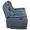 Coaster Fine Furniture 610272 Sloane - Upholstered Padded Arm Reclining Loveseat - Blue